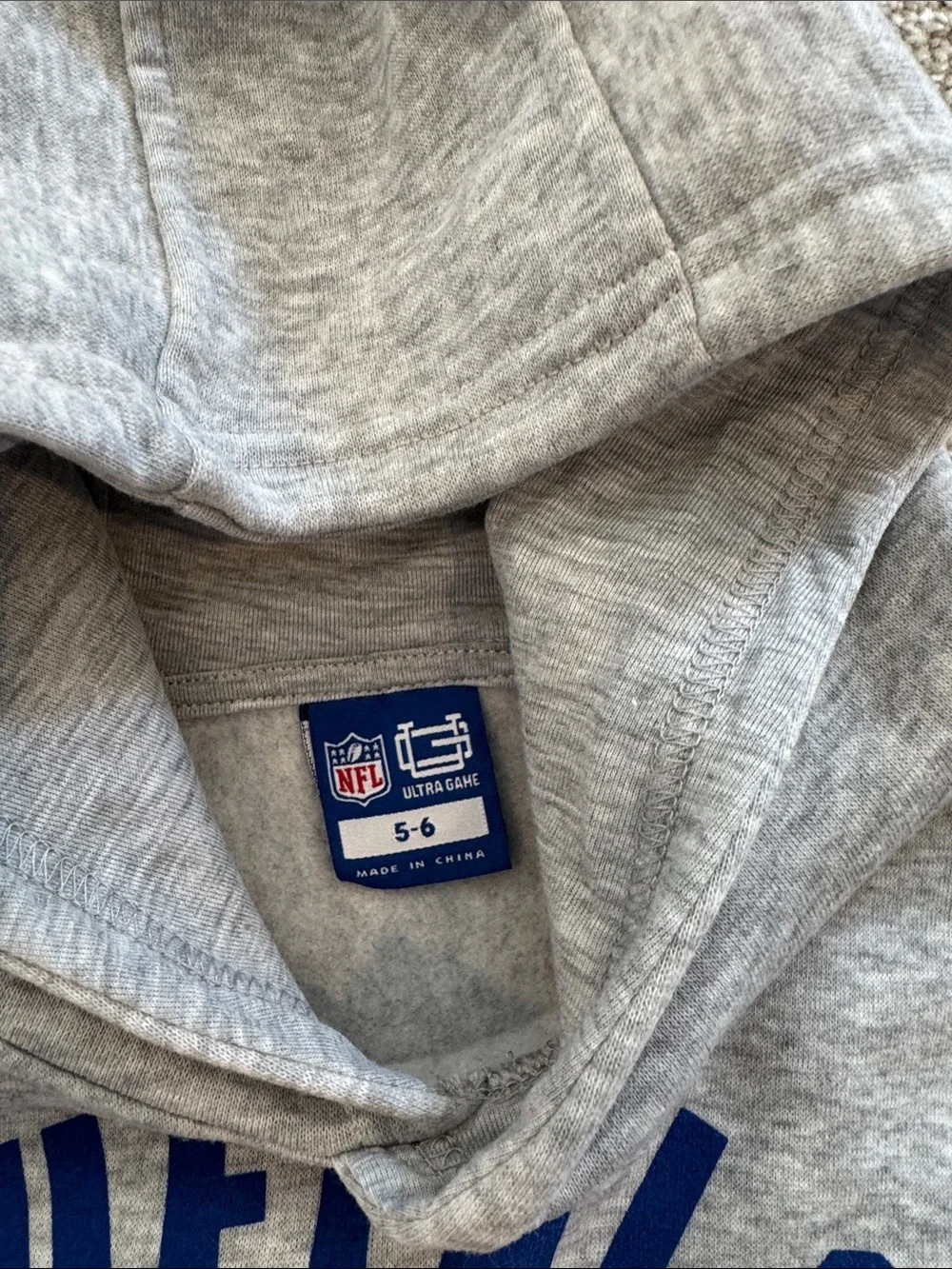 Buffalo Bills Gray Hoodie with Black Joggers - Bills Logo Set